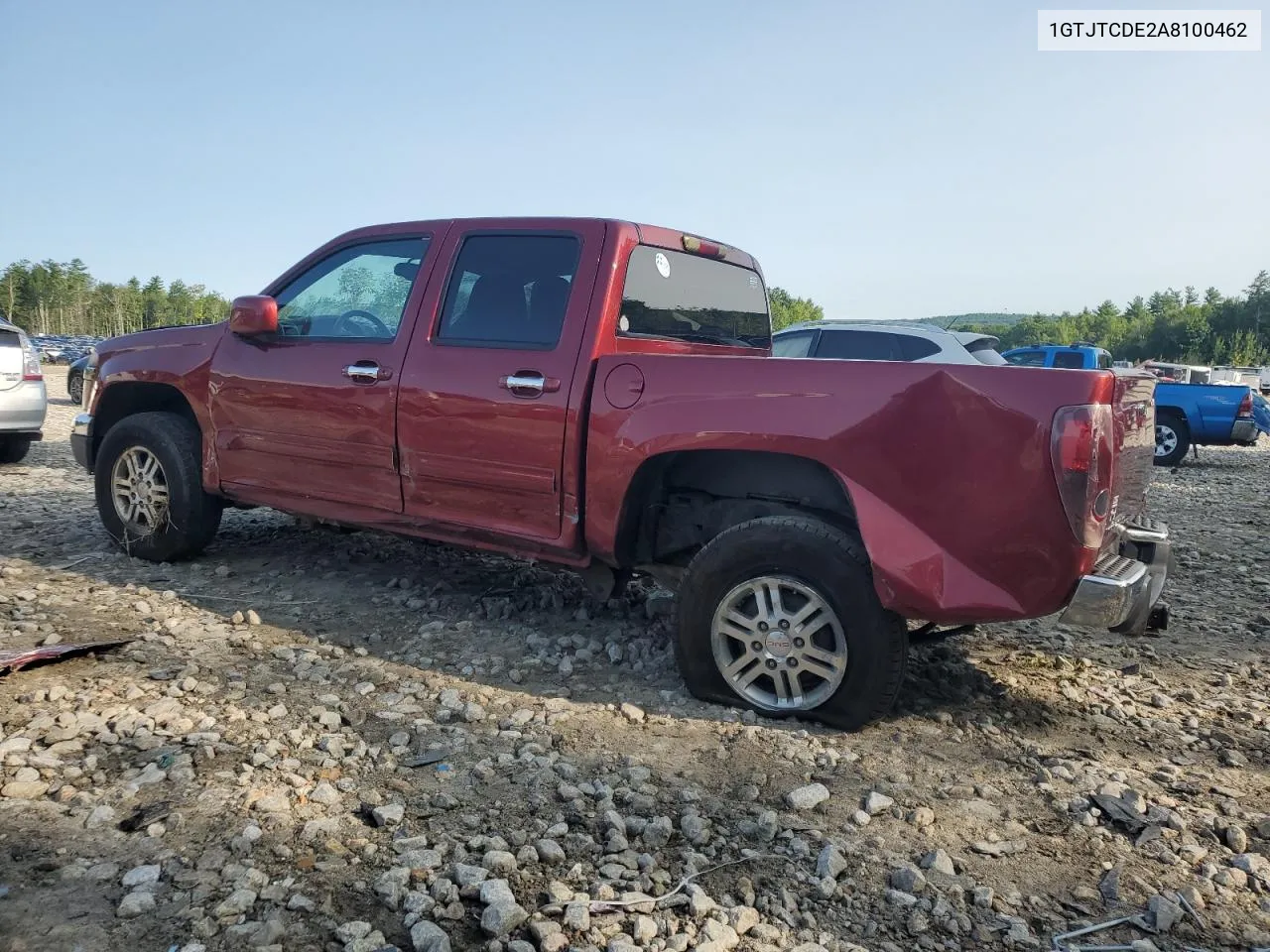 2010 GMC Canyon Sle VIN: 1GTJTCDE2A8100462 Lot: 66986244