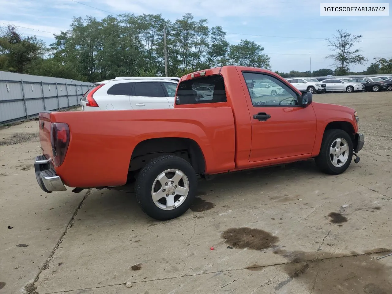 2010 GMC Canyon Sle VIN: 1GTCSCDE7A8136742 Lot: 71637644