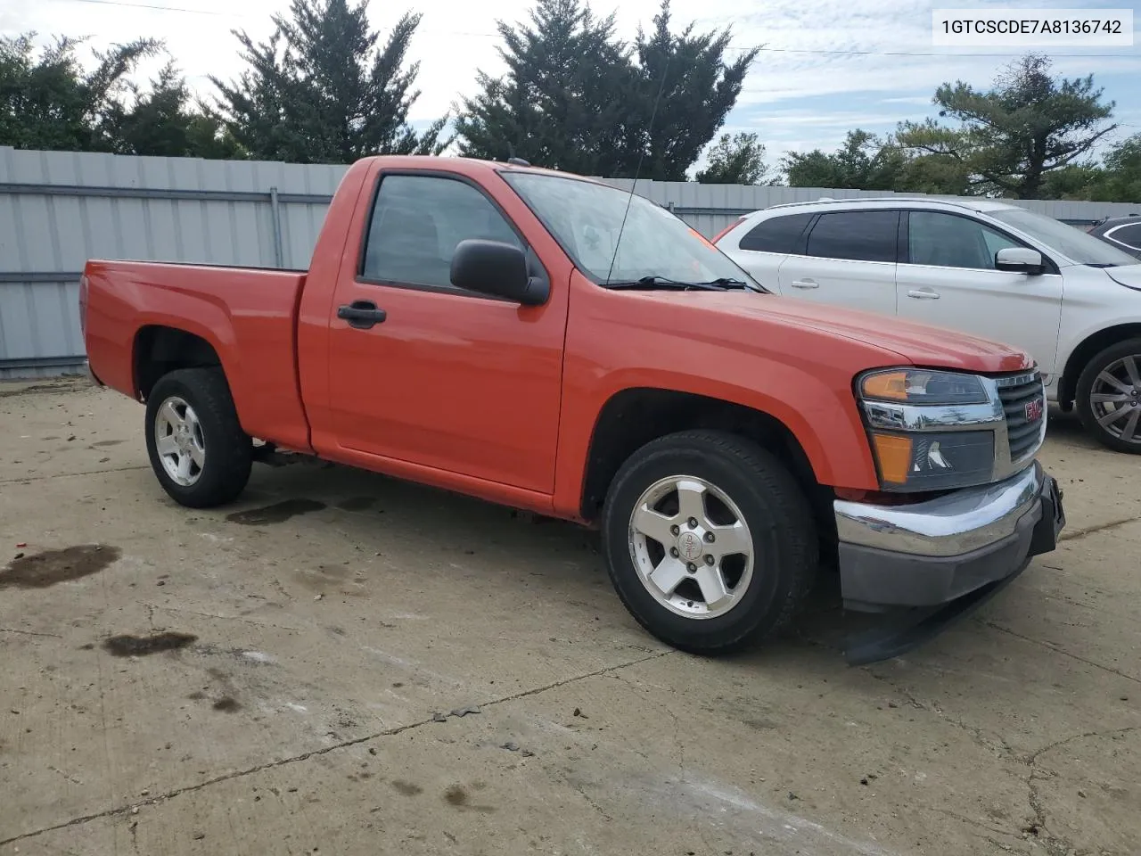 2010 GMC Canyon Sle VIN: 1GTCSCDE7A8136742 Lot: 71637644