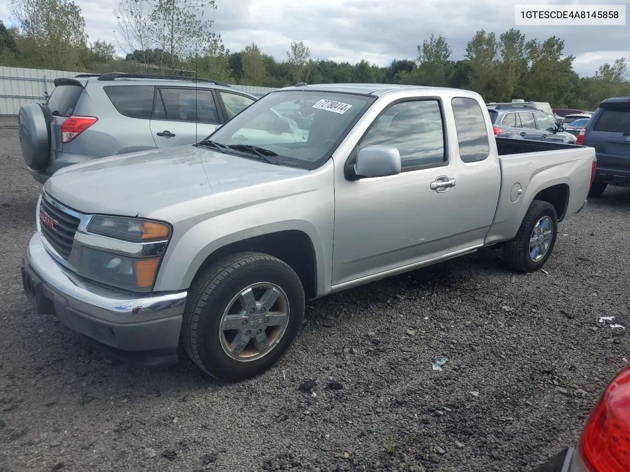 2010 GMC Canyon Sle VIN: 1GTESCDE4A8145858 Lot: 72780414