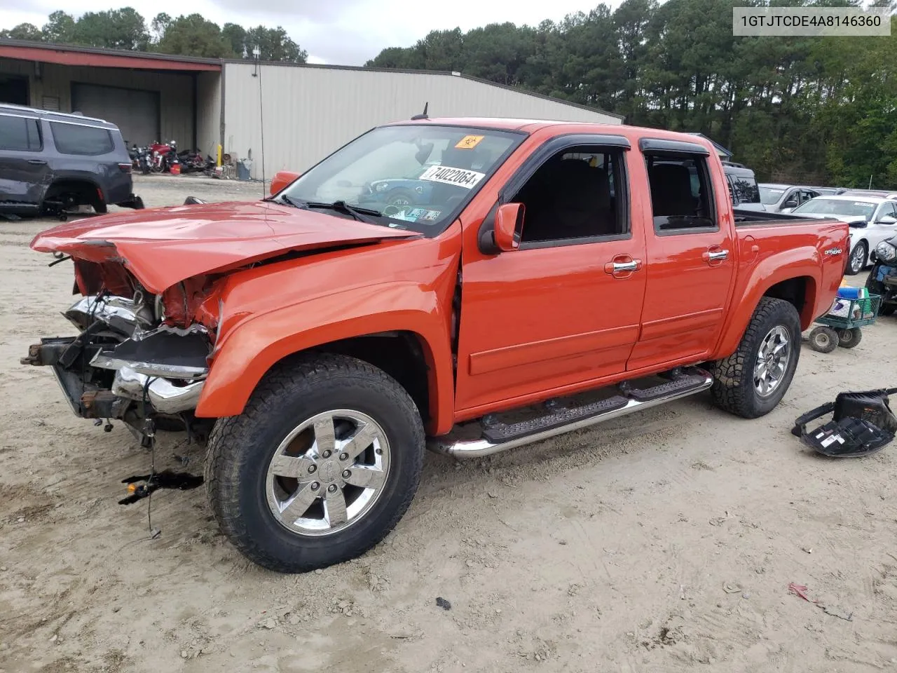 2010 GMC Canyon Sle VIN: 1GTJTCDE4A8146360 Lot: 74022064