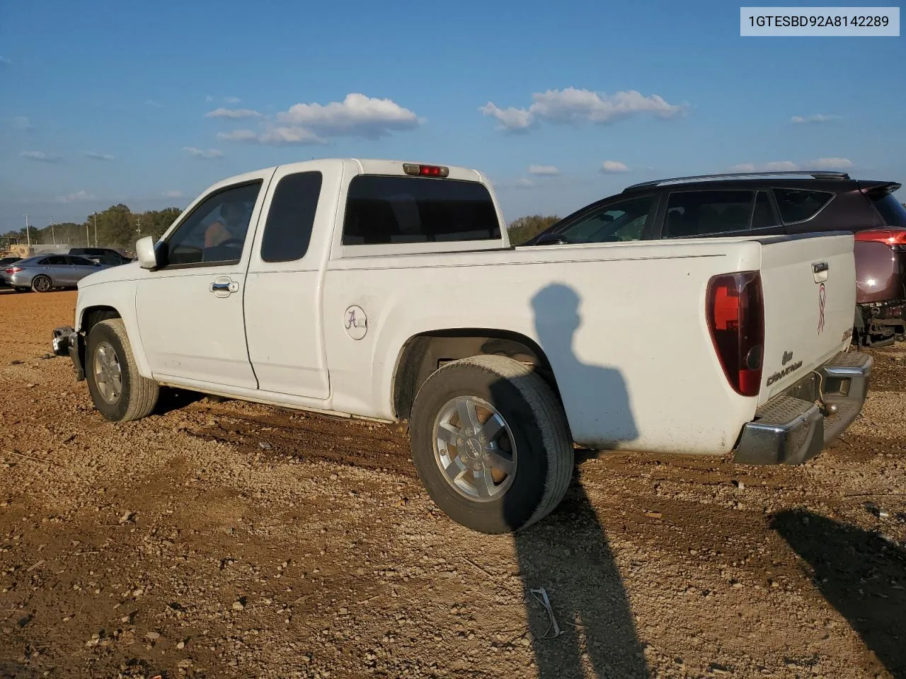 2010 GMC Canyon VIN: 1GTESBD92A8142289 Lot: 78606824