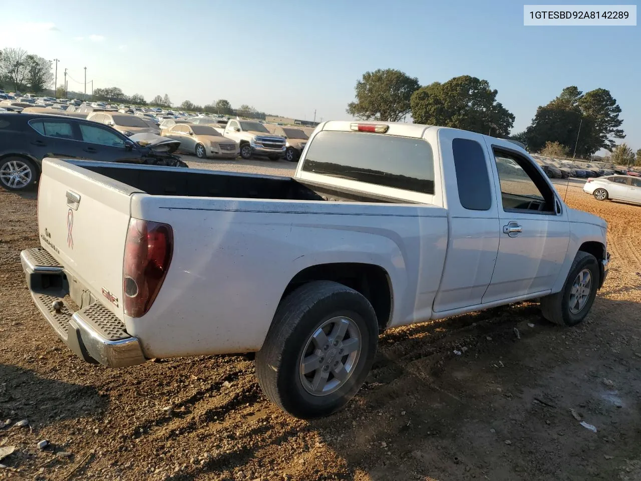 2010 GMC Canyon VIN: 1GTESBD92A8142289 Lot: 78606824