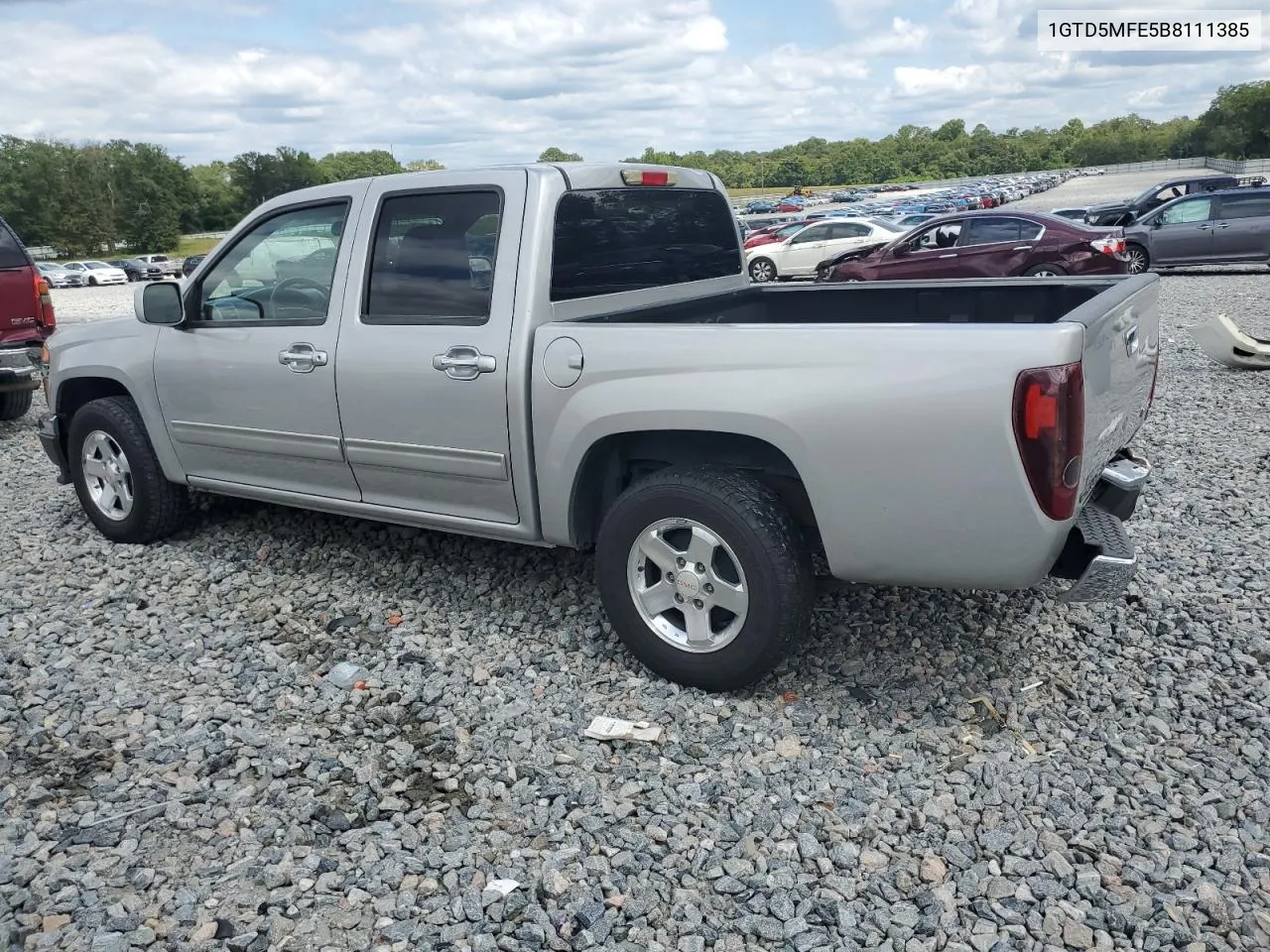 1GTD5MFE5B8111385 2011 GMC Canyon Sle