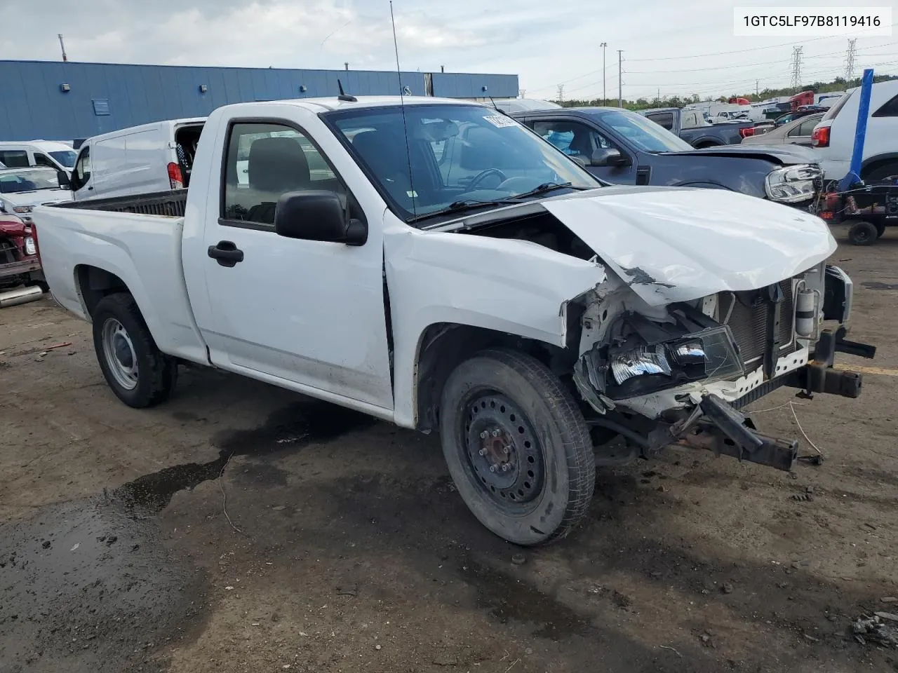 2011 GMC Canyon VIN: 1GTC5LF97B8119416 Lot: 73211504