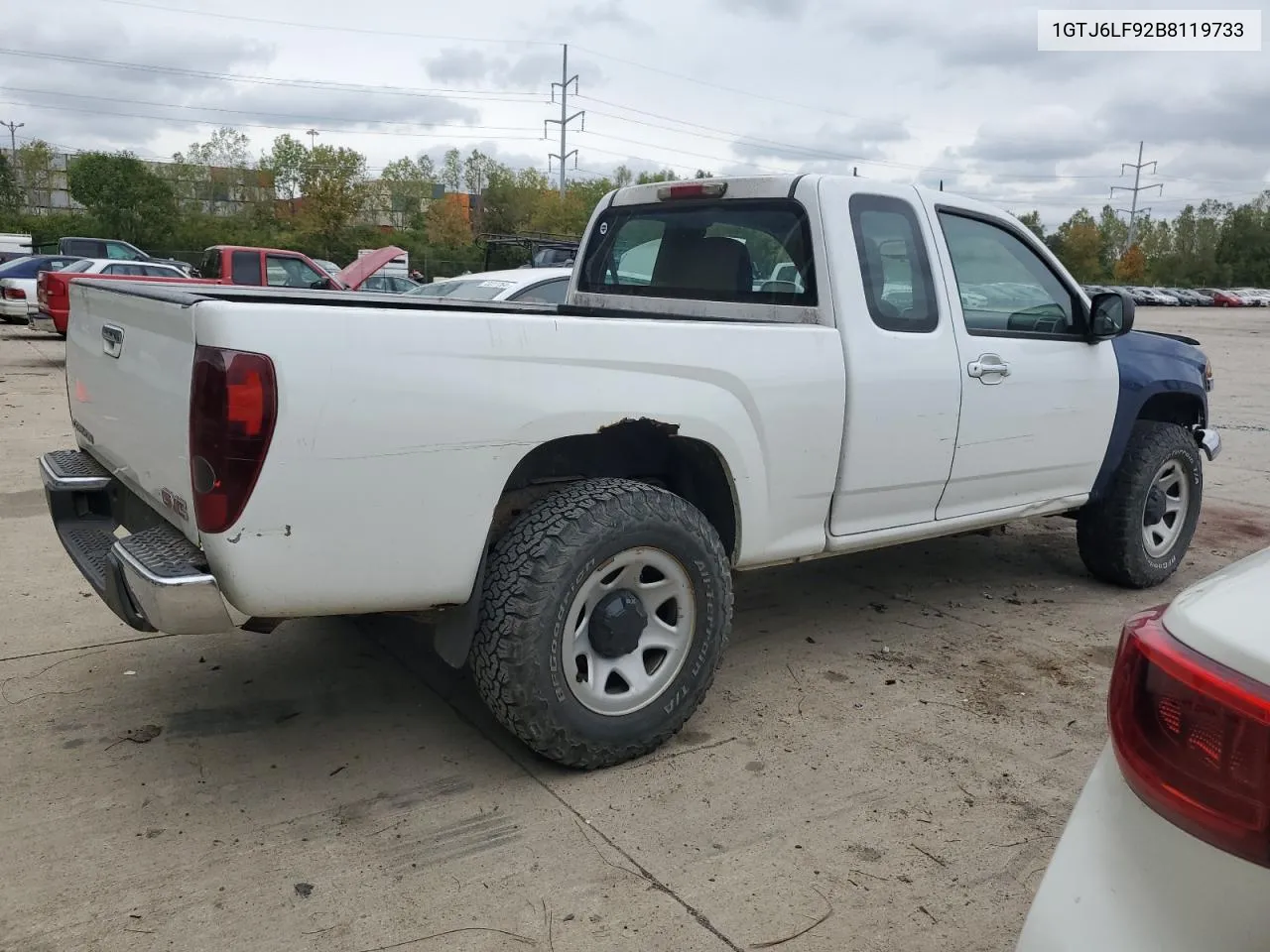 2011 GMC Canyon VIN: 1GTJ6LF92B8119733 Lot: 73221274