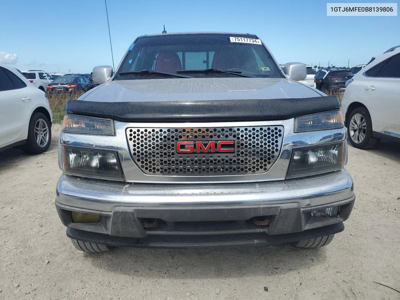 2011 GMC Canyon Sle VIN: 1GTJ6MFE0B8139806 Lot: 75117734