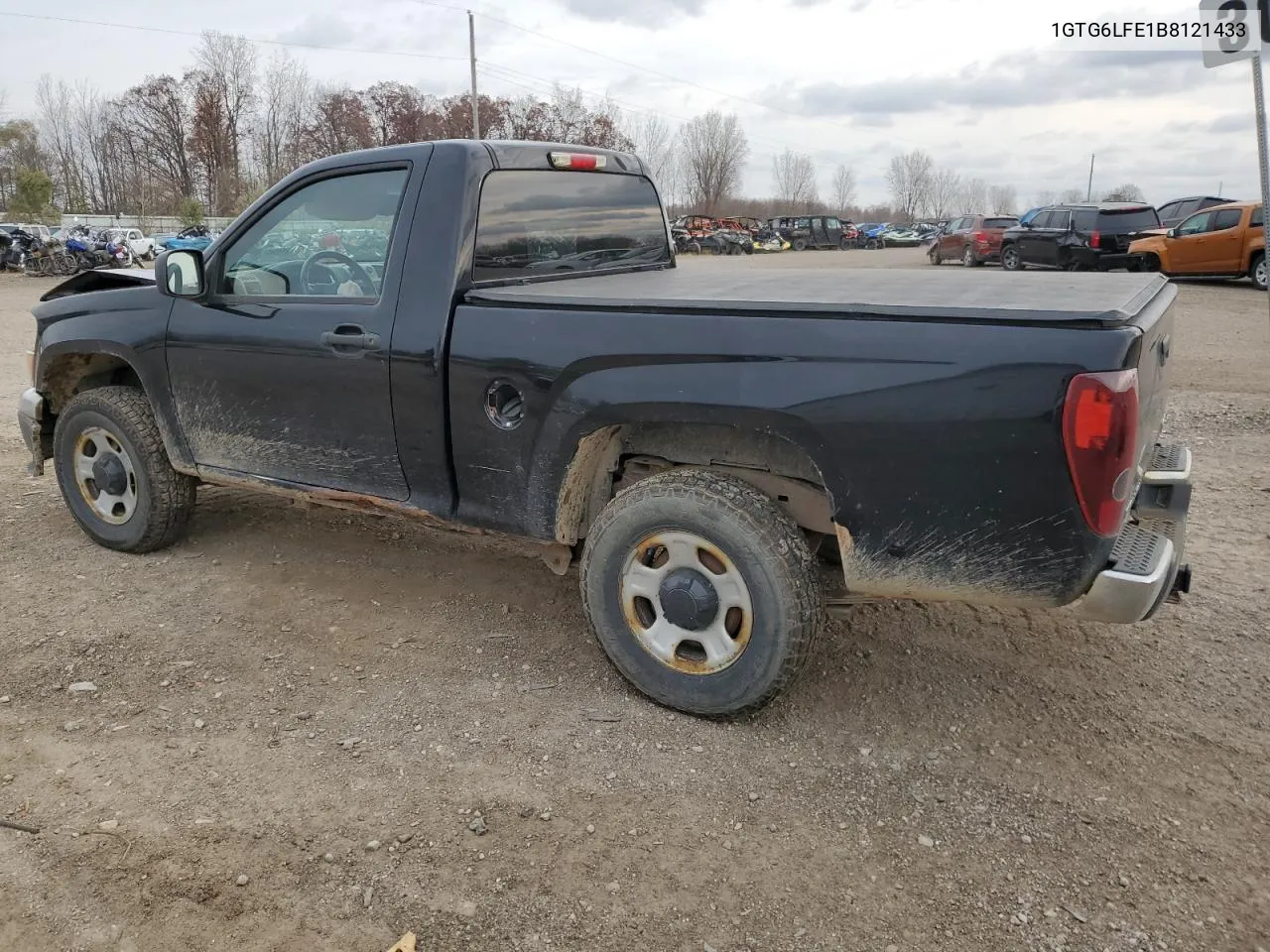 2011 GMC Canyon VIN: 1GTG6LFE1B8121433 Lot: 78406964