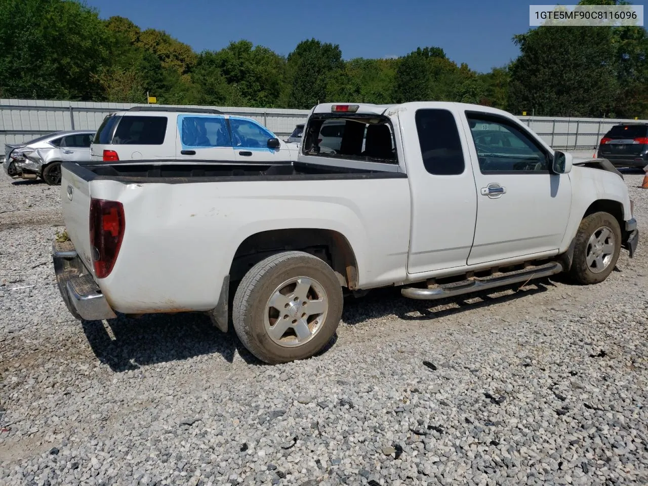 2012 GMC Canyon Sle VIN: 1GTE5MF90C8116096 Lot: 67051814