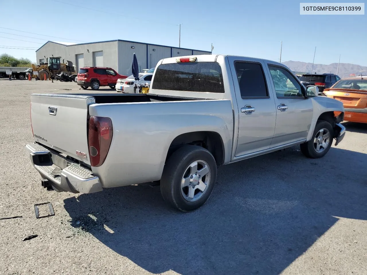 2012 GMC Canyon Sle VIN: 1GTD5MFE9C8110399 Lot: 69109174