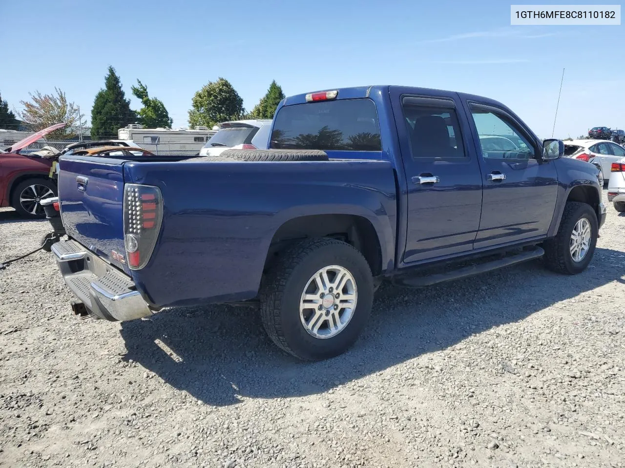 2012 GMC Canyon Sle VIN: 1GTH6MFE8C8110182 Lot: 69423464