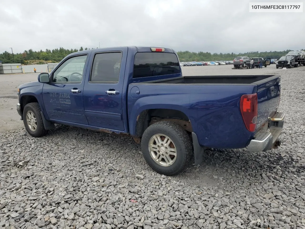 2012 GMC Canyon Sle VIN: 1GTH6MFE3C8117797 Lot: 72355674