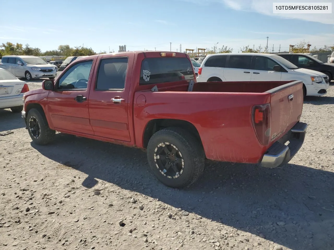 2012 GMC Canyon Sle VIN: 1GTD5MFE5C8105281 Lot: 77024564