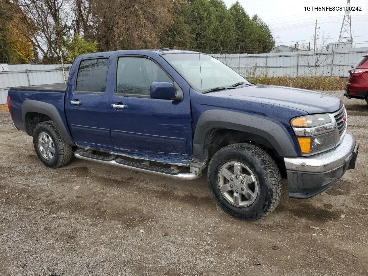 2012 GMC Canyon Slt VIN: 1GTH6NFE8C8100242 Lot: 78986194