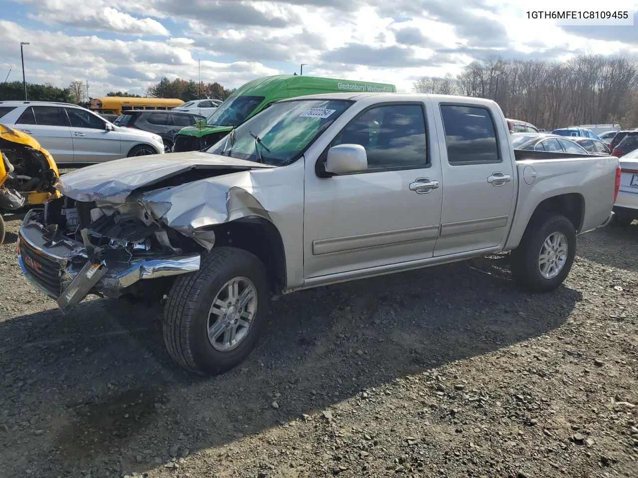 2012 GMC Canyon Sle VIN: 1GTH6MFE1C8109455 Lot: 79222264