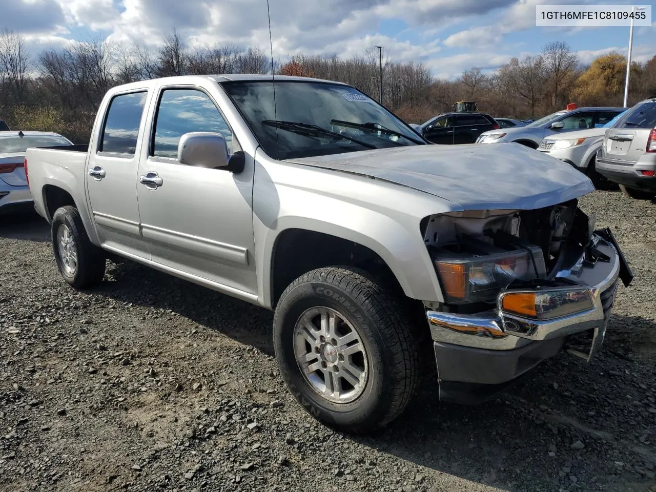 2012 GMC Canyon Sle VIN: 1GTH6MFE1C8109455 Lot: 79222264