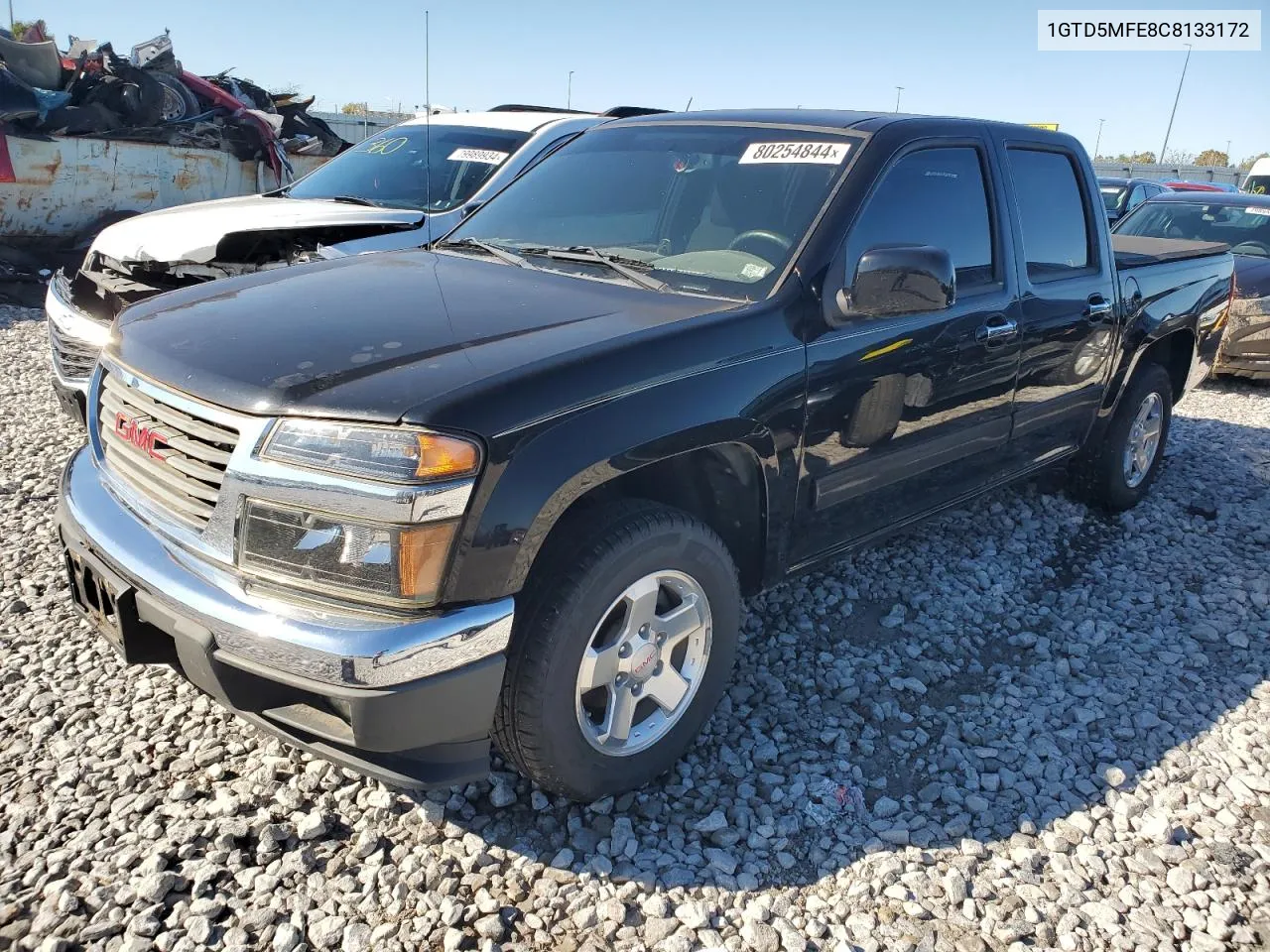 2012 GMC Canyon Sle VIN: 1GTD5MFE8C8133172 Lot: 80254844