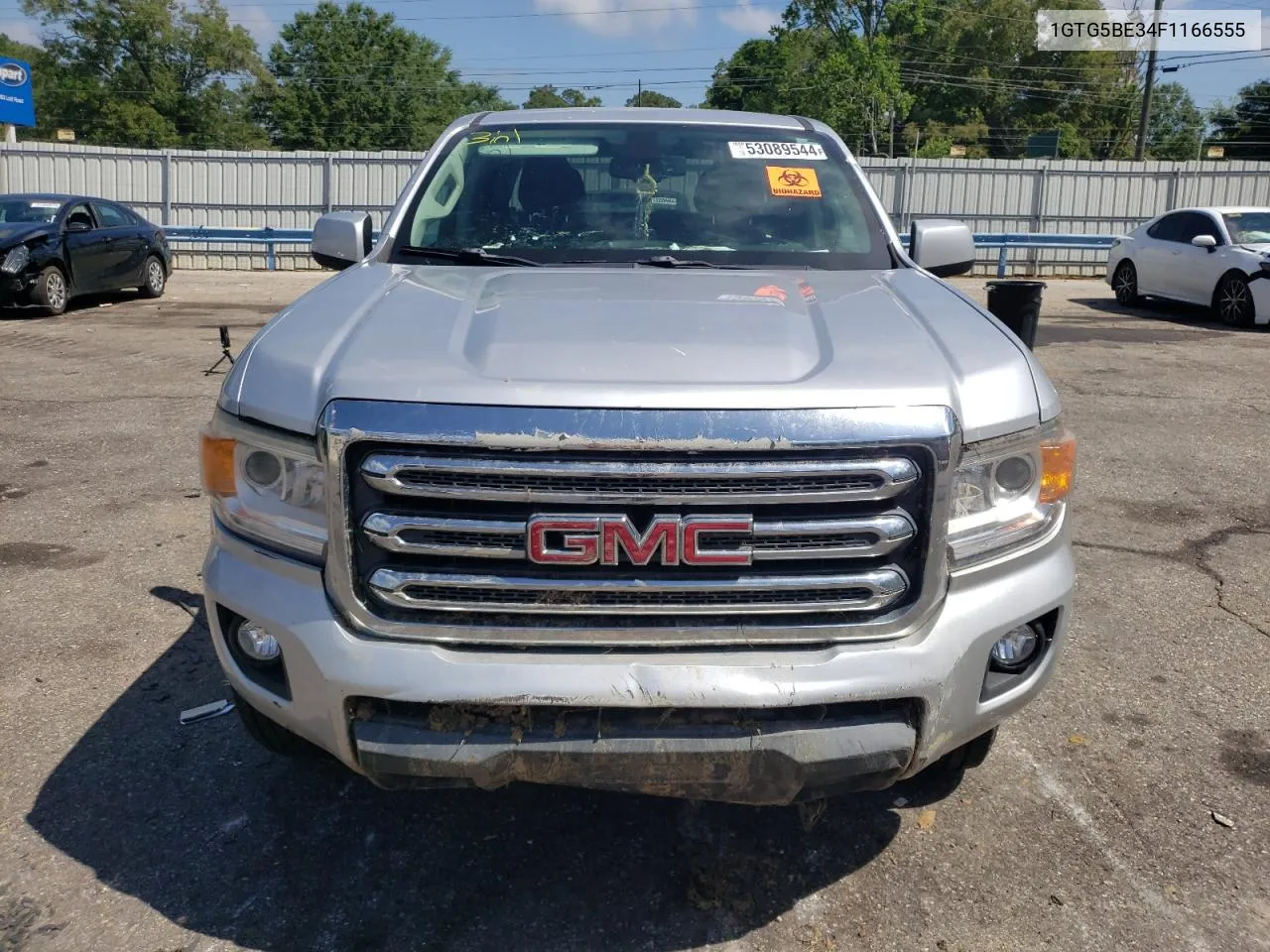 2015 GMC Canyon Sle VIN: 1GTG5BE34F1166555 Lot: 53089544