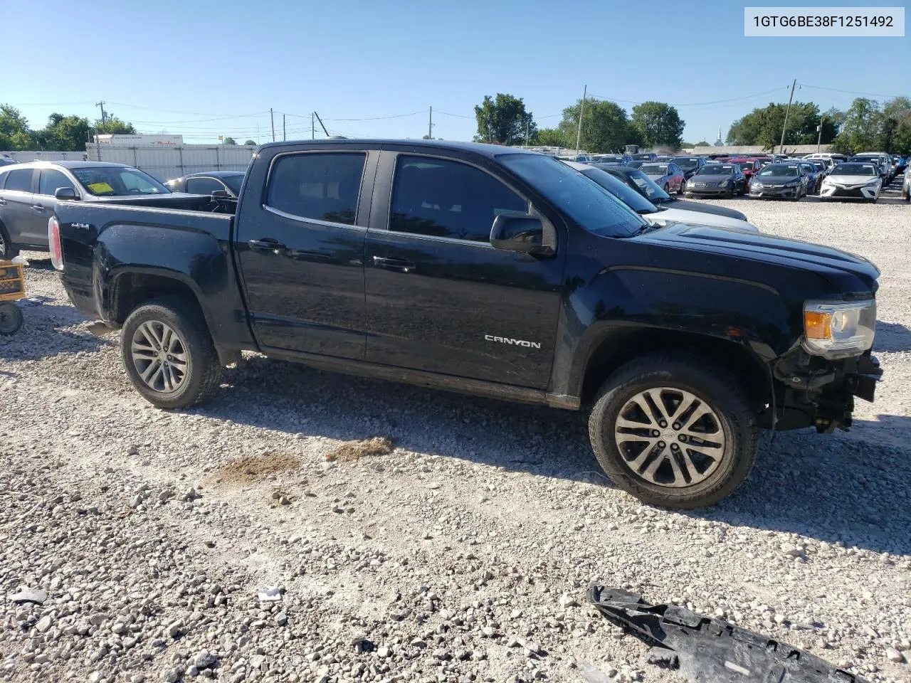 2015 GMC Canyon Sle VIN: 1GTG6BE38F1251492 Lot: 60153584