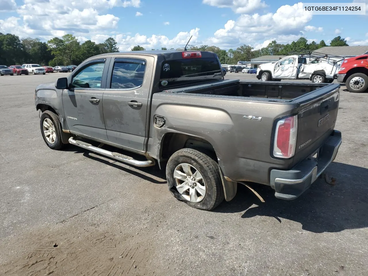 2015 GMC Canyon Sle VIN: 1GTG6BE34F1124254 Lot: 72203384