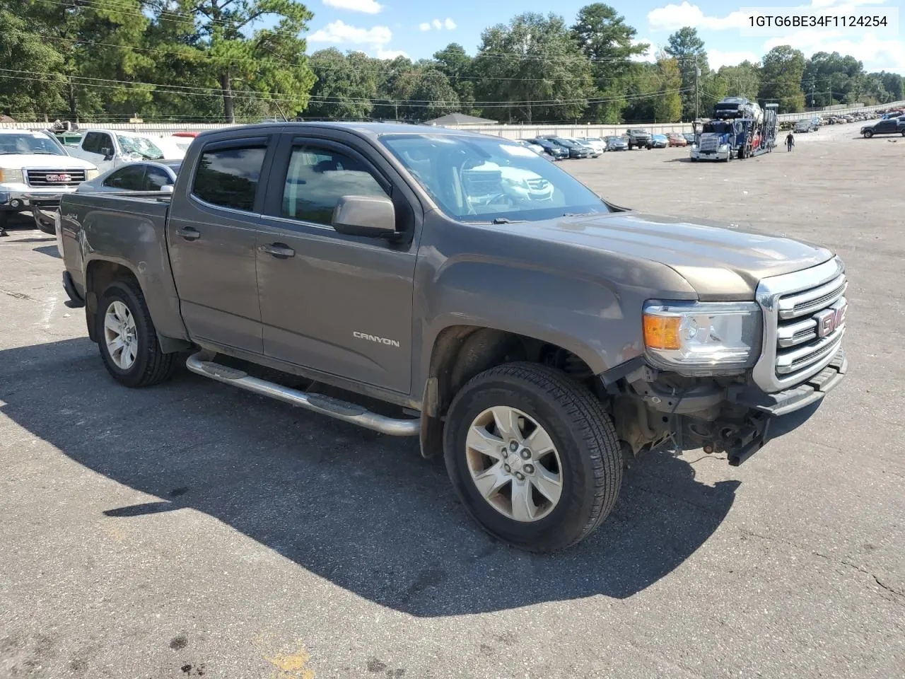 2015 GMC Canyon Sle VIN: 1GTG6BE34F1124254 Lot: 72203384