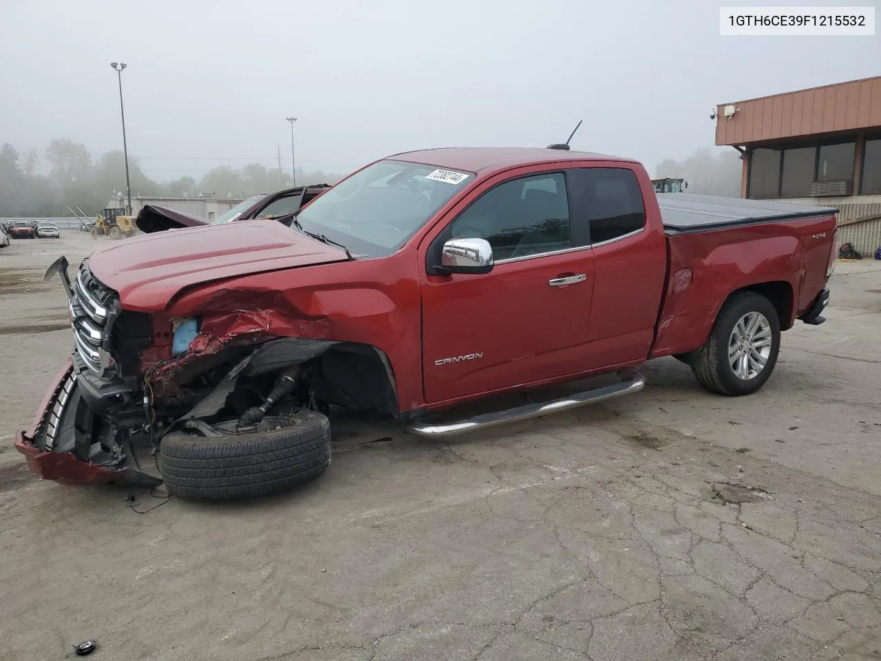 2015 GMC Canyon Slt VIN: 1GTH6CE39F1215532 Lot: 72382744