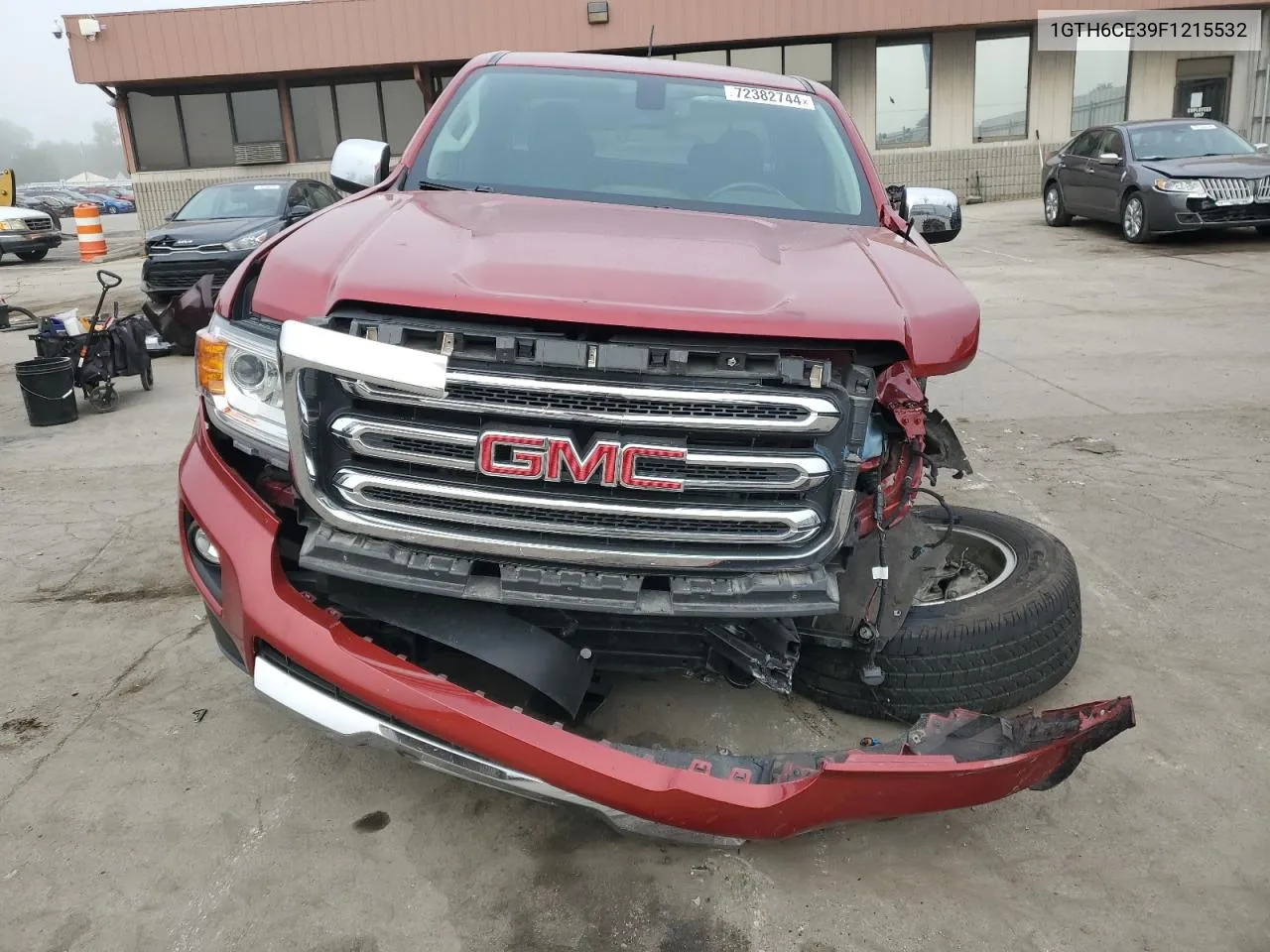 2015 GMC Canyon Slt VIN: 1GTH6CE39F1215532 Lot: 72382744