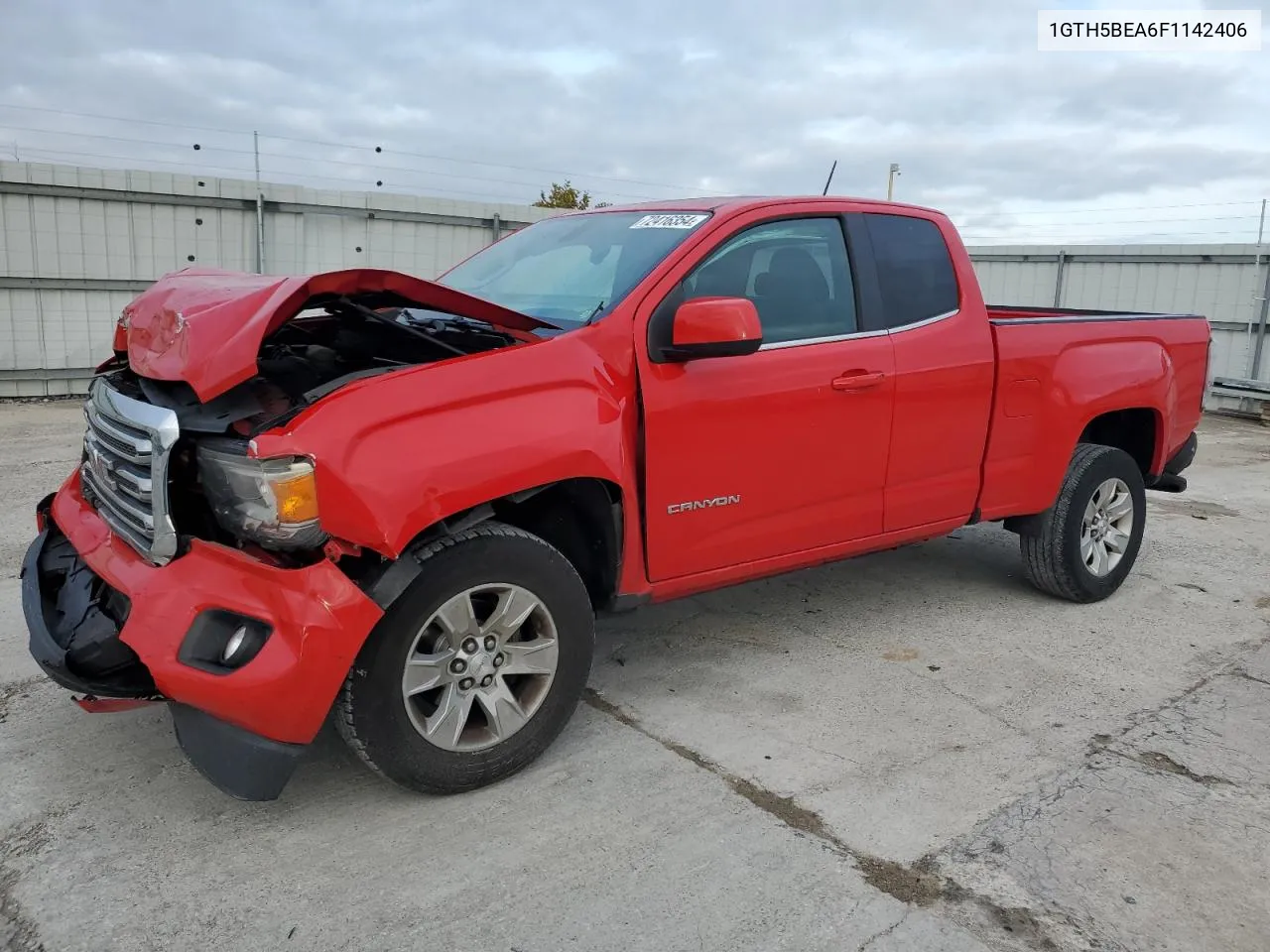 2015 GMC Canyon Sle VIN: 1GTH5BEA6F1142406 Lot: 72416354