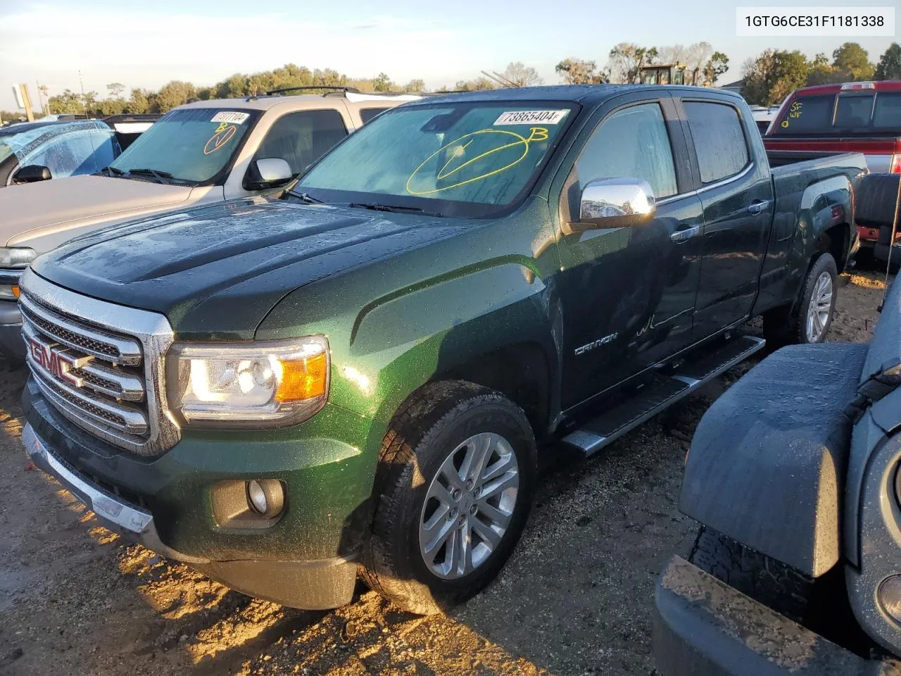 2015 GMC Canyon Slt VIN: 1GTG6CE31F1181338 Lot: 73865404