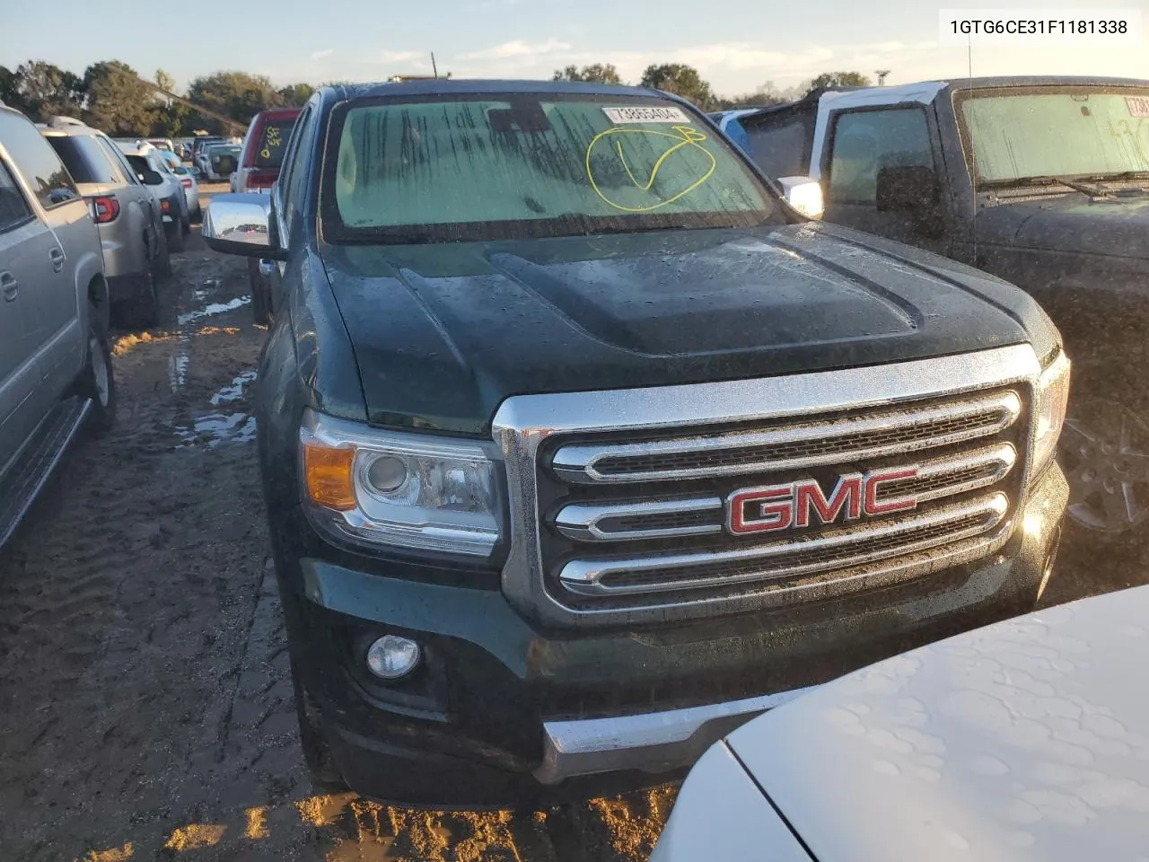 2015 GMC Canyon Slt VIN: 1GTG6CE31F1181338 Lot: 73865404