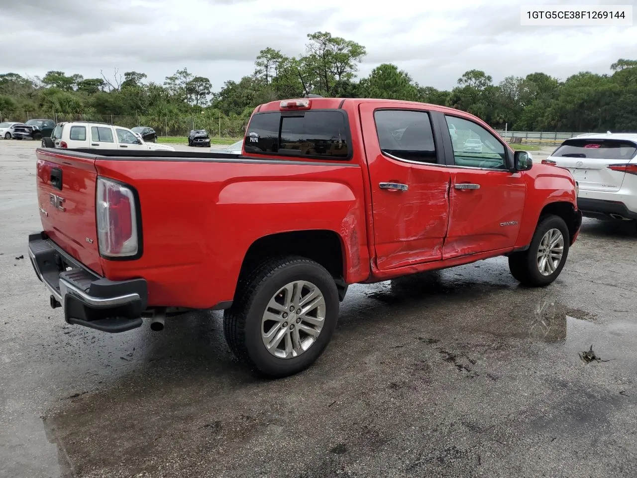 2015 GMC Canyon Slt VIN: 1GTG5CE38F1269144 Lot: 75202804