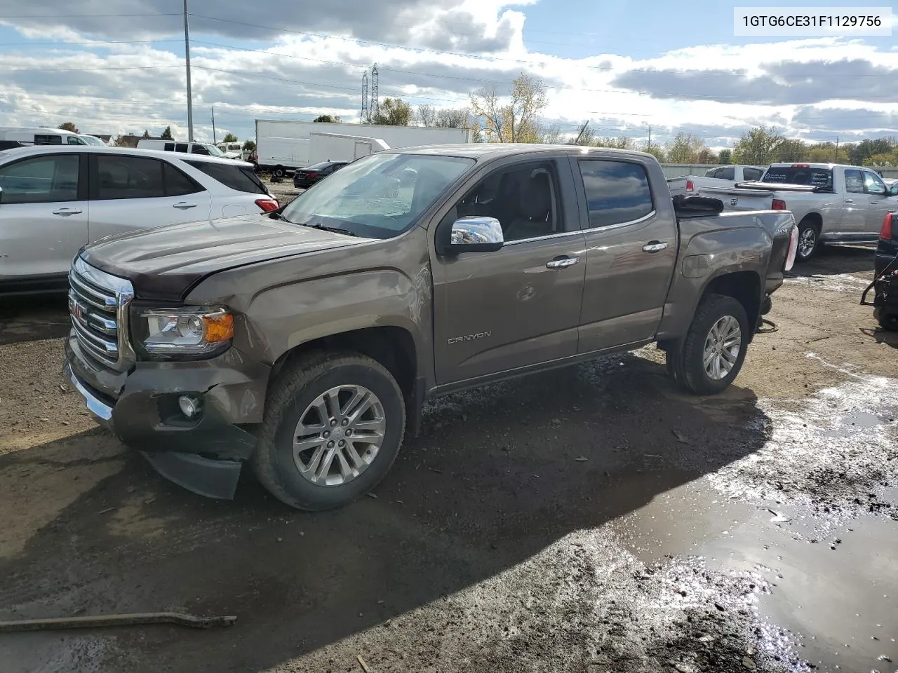 2015 GMC Canyon Slt VIN: 1GTG6CE31F1129756 Lot: 75644184