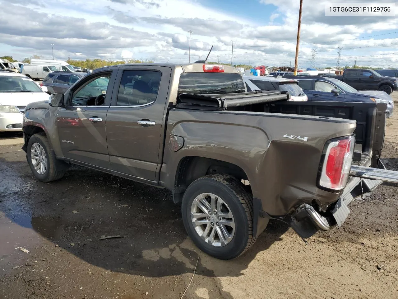 2015 GMC Canyon Slt VIN: 1GTG6CE31F1129756 Lot: 75644184