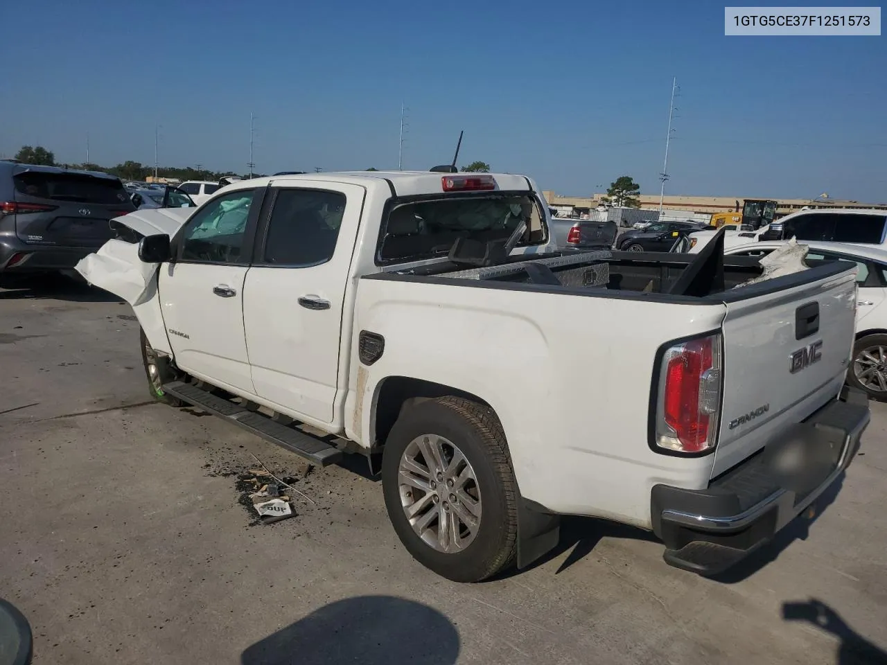 2015 GMC Canyon Slt VIN: 1GTG5CE37F1251573 Lot: 75666224