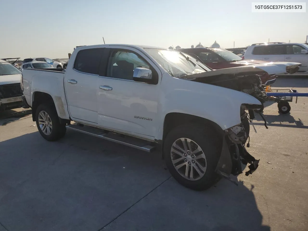 2015 GMC Canyon Slt VIN: 1GTG5CE37F1251573 Lot: 75666224