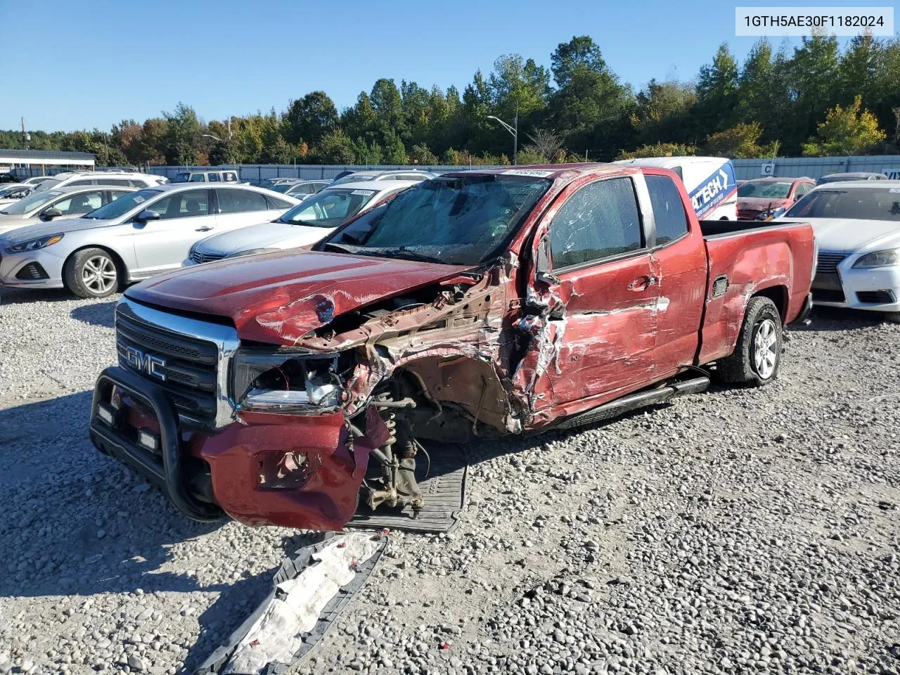 2015 GMC Canyon VIN: 1GTH5AE30F1182024 Lot: 77032494