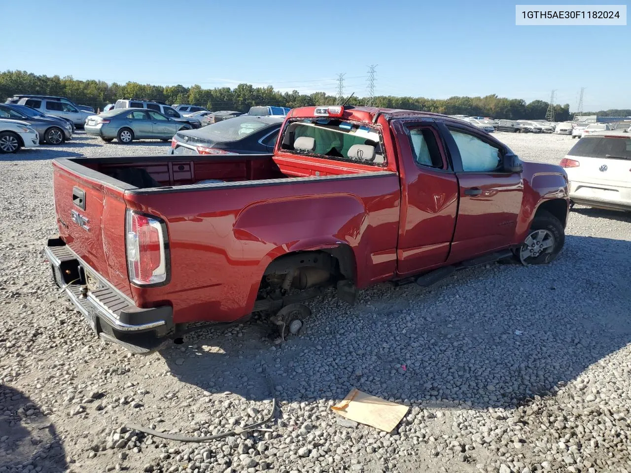 2015 GMC Canyon VIN: 1GTH5AE30F1182024 Lot: 77032494