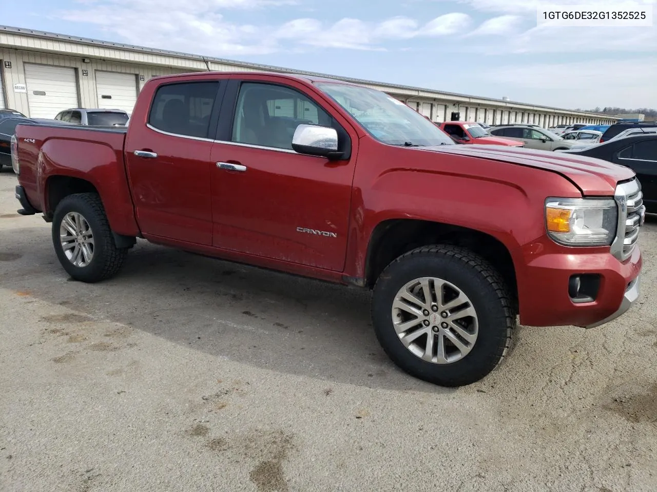 2016 GMC Canyon Slt VIN: 1GTG6DE32G1352525 Lot: 47878844