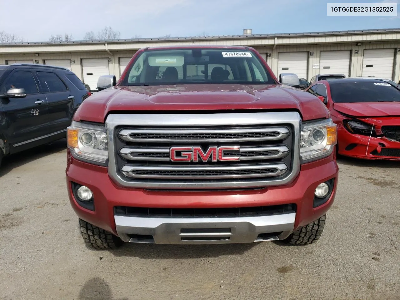 2016 GMC Canyon Slt VIN: 1GTG6DE32G1352525 Lot: 47878844