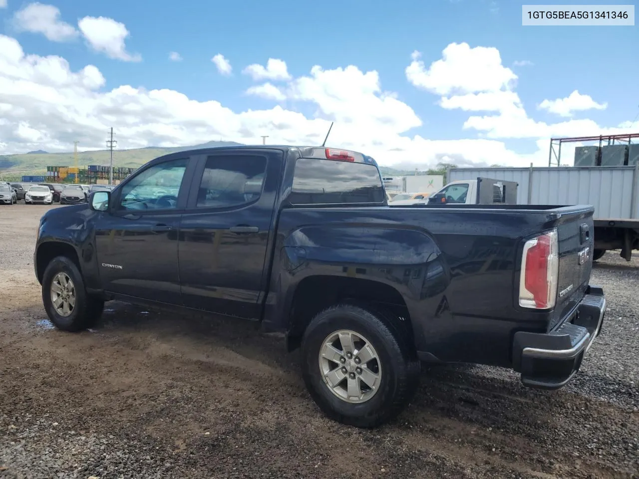 2016 GMC Canyon VIN: 1GTG5BEA5G1341346 Lot: 58977204