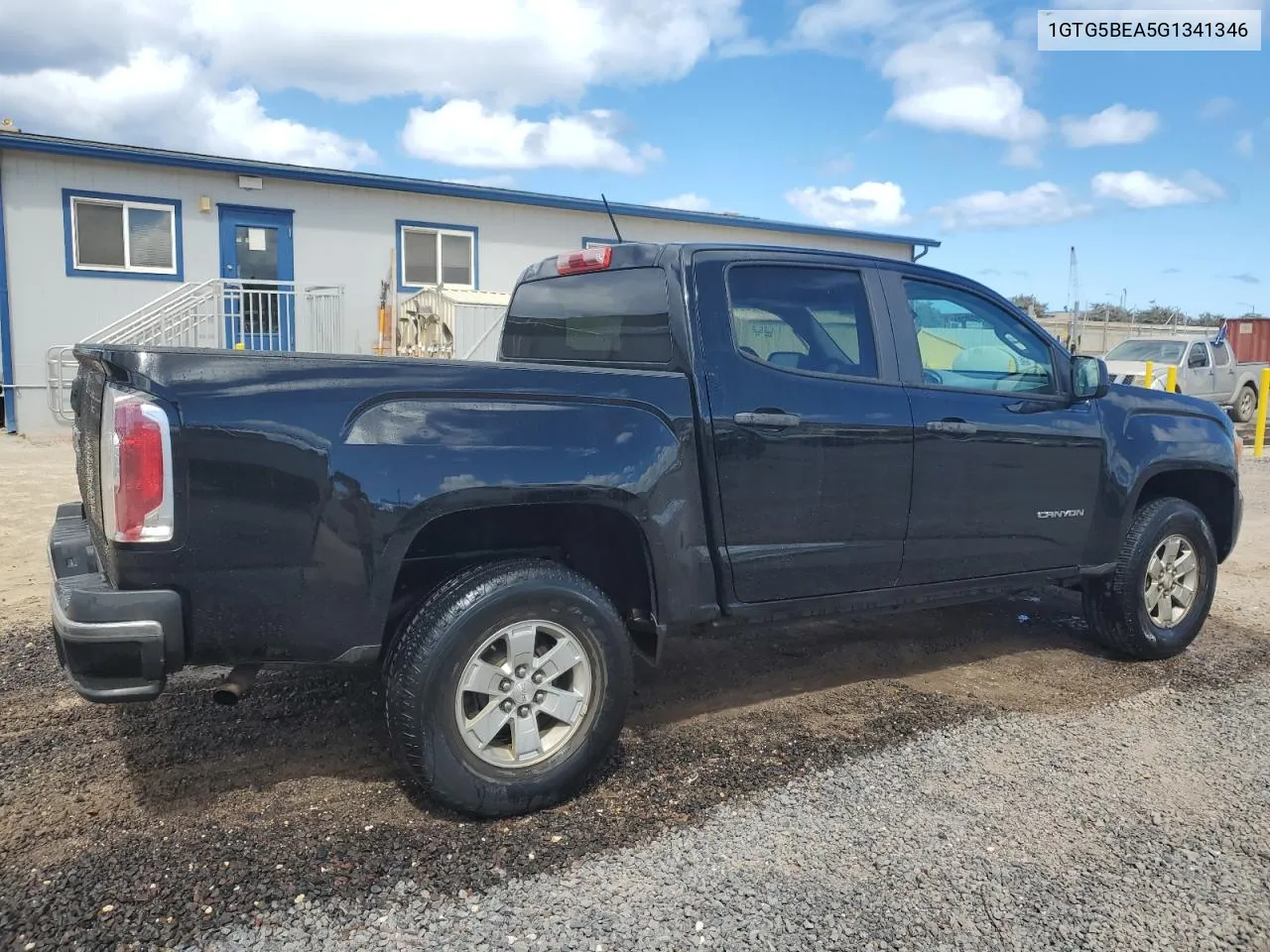 2016 GMC Canyon VIN: 1GTG5BEA5G1341346 Lot: 58977204