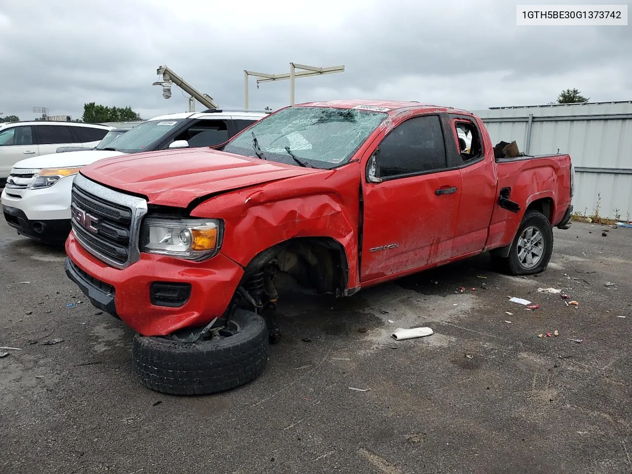 2016 GMC Canyon VIN: 1GTH5BE30G1373742 Lot: 59880734