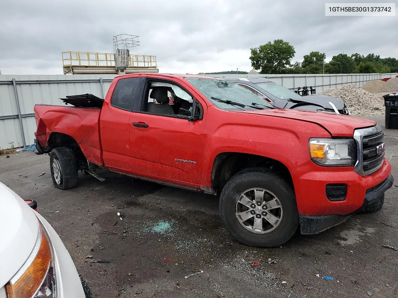 2016 GMC Canyon VIN: 1GTH5BE30G1373742 Lot: 59880734