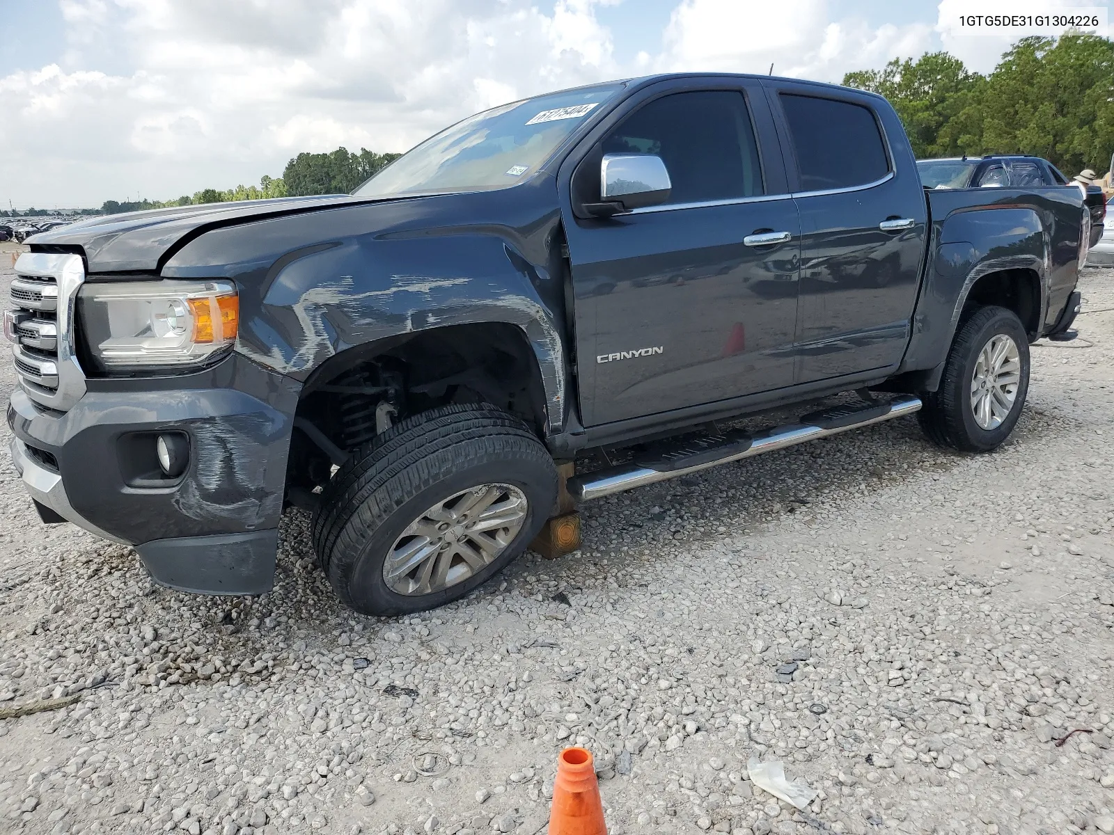 2016 GMC Canyon Slt VIN: 1GTG5DE31G1304226 Lot: 61275404