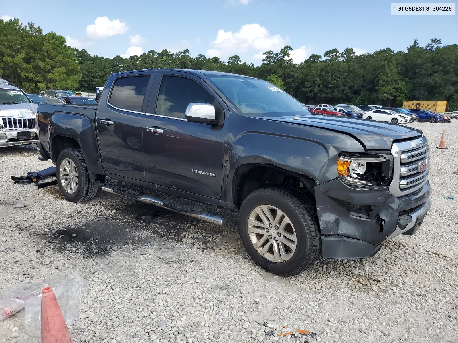 2016 GMC Canyon Slt VIN: 1GTG5DE31G1304226 Lot: 61275404