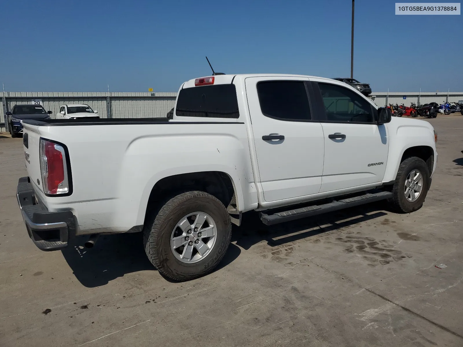 2016 GMC Canyon VIN: 1GTG5BEA9G1378884 Lot: 64301434