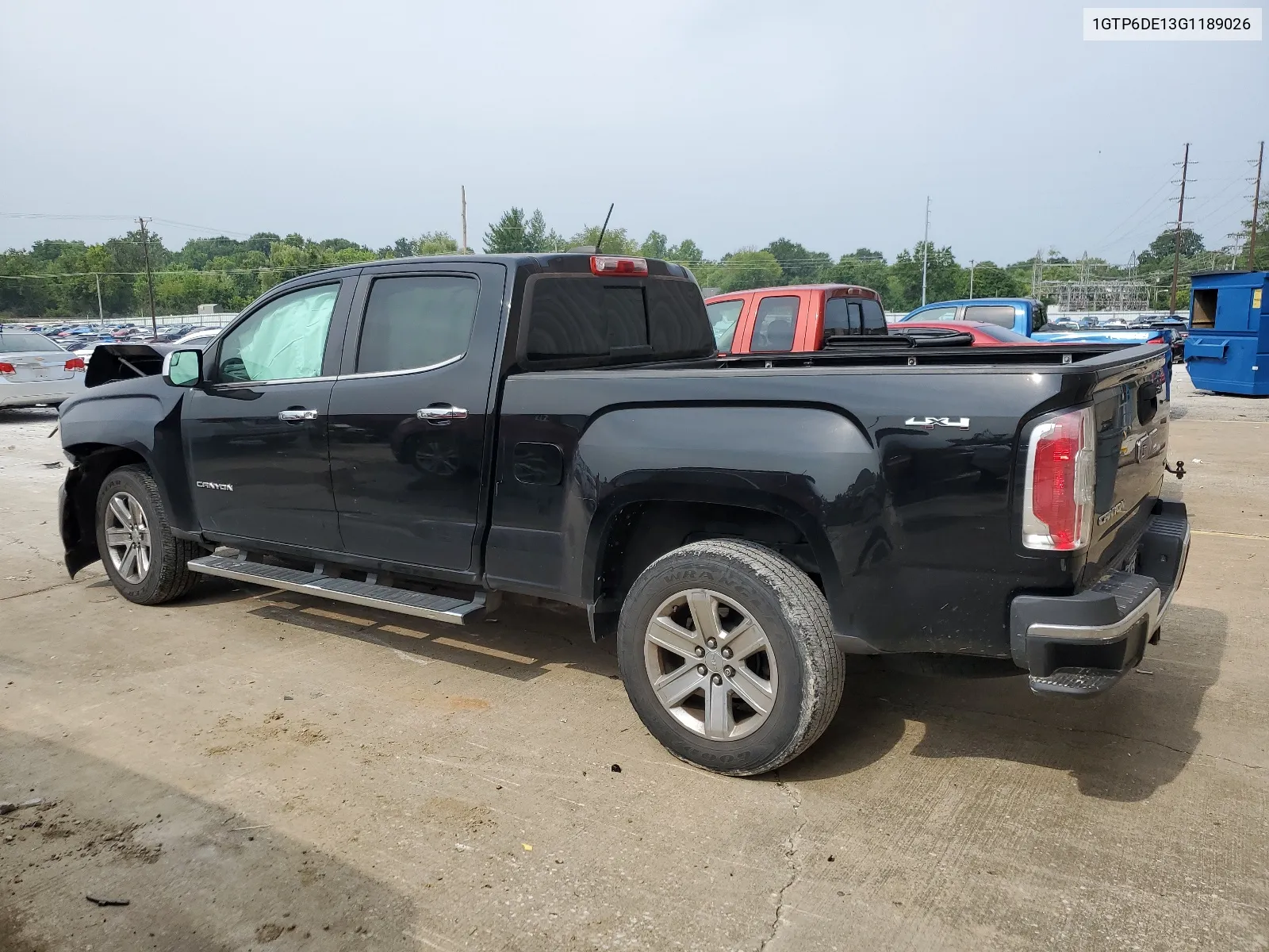 2016 GMC Canyon Slt VIN: 1GTP6DE13G1189026 Lot: 64809784