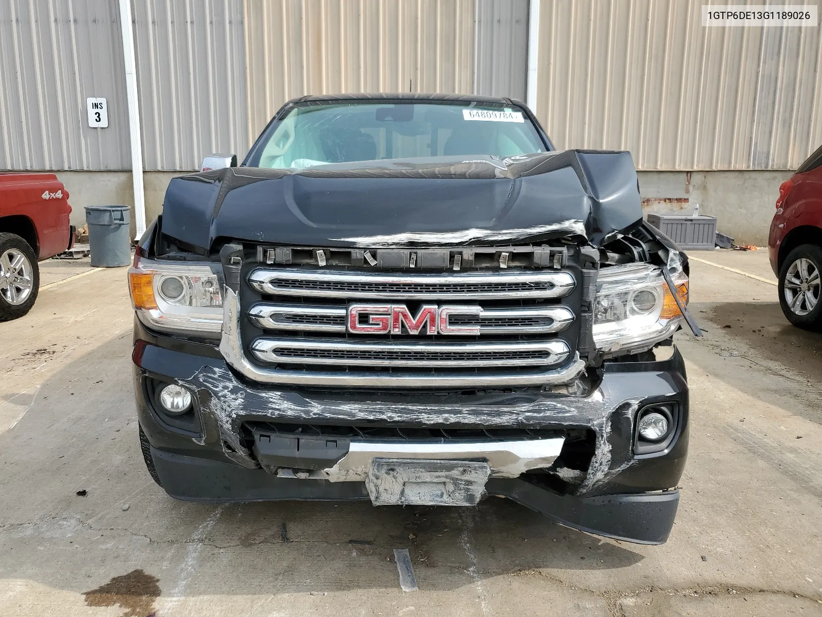 2016 GMC Canyon Slt VIN: 1GTP6DE13G1189026 Lot: 64809784