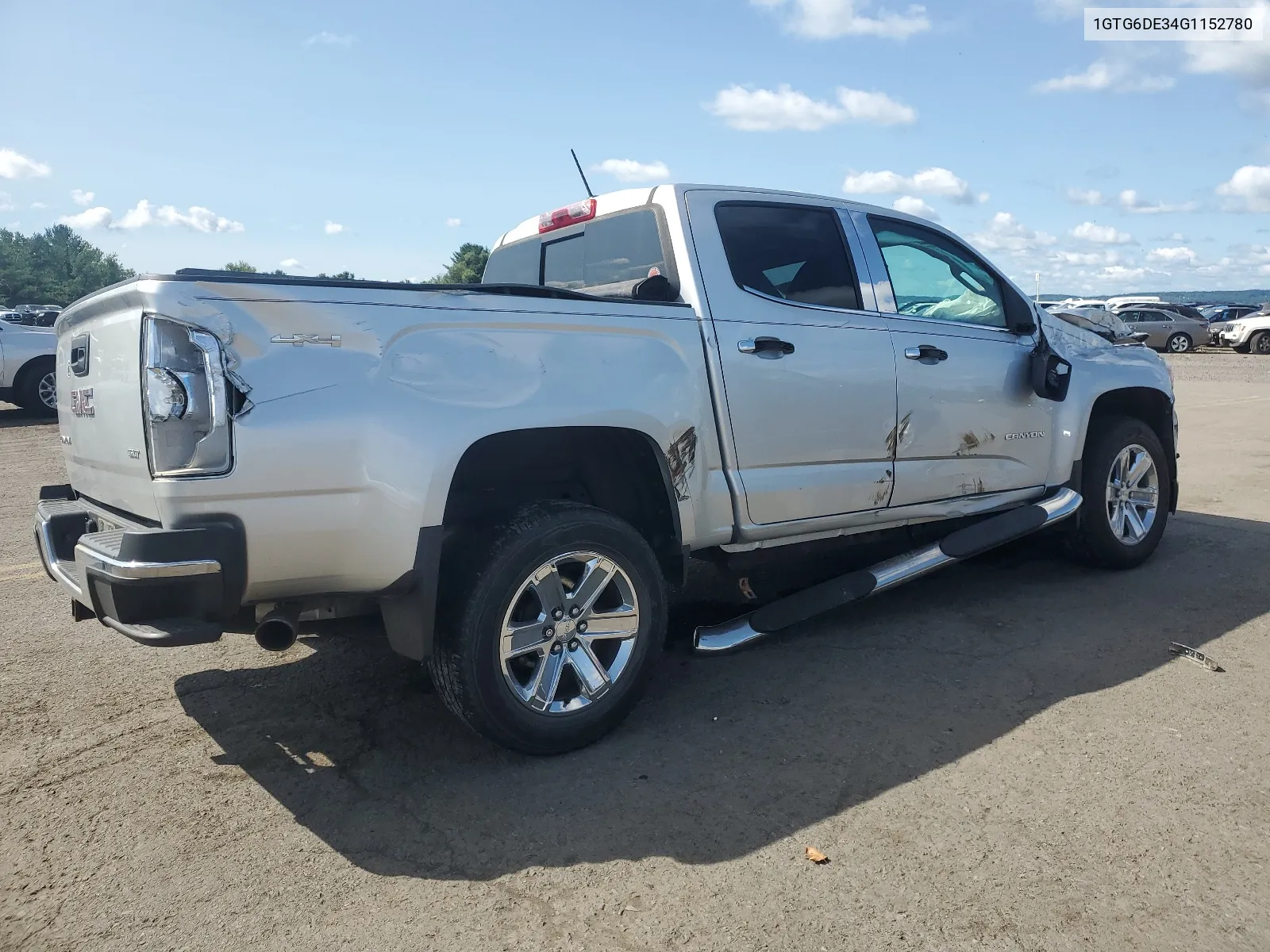 2016 GMC Canyon Slt VIN: 1GTG6DE34G1152780 Lot: 68535004