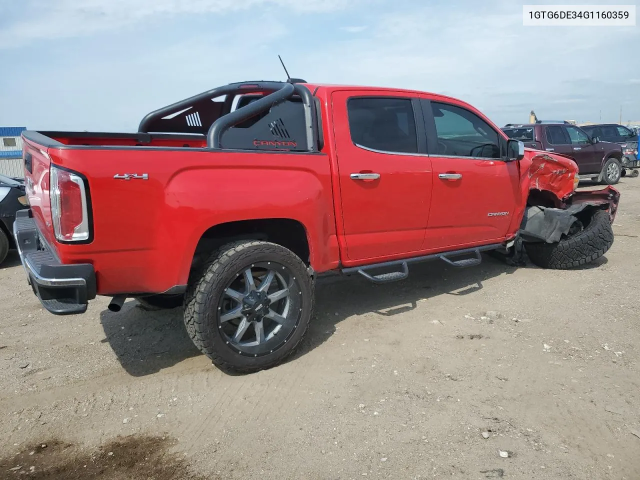 2016 GMC Canyon Slt VIN: 1GTG6DE34G1160359 Lot: 69891914